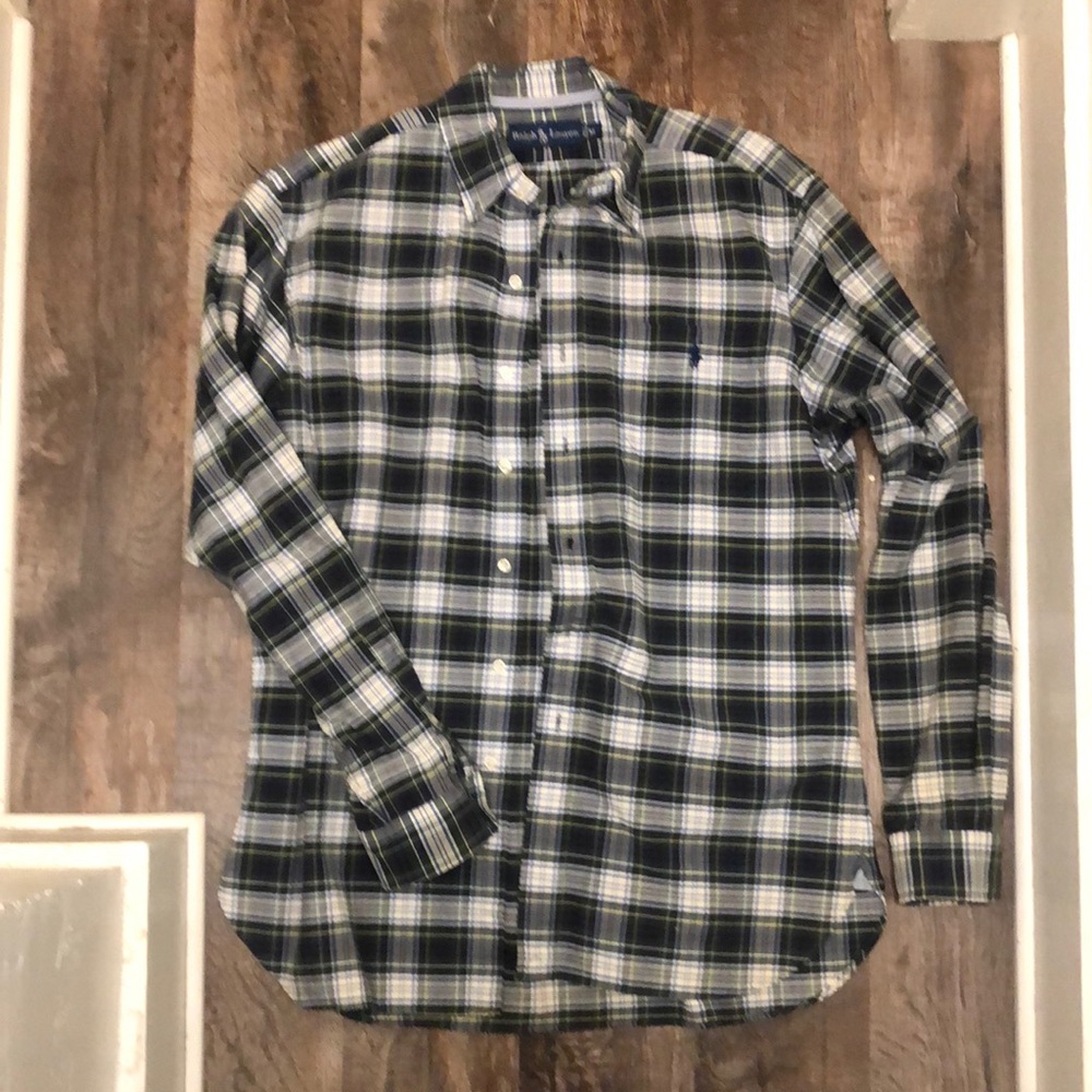 Men’s Medium Ralph Lauren Plaid button up shirt